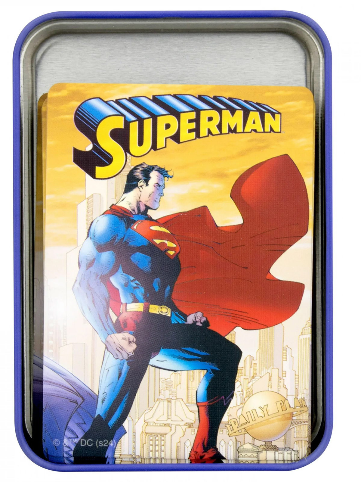 Baralho Super-Homem Quadrinhos em Caixa de Lata (Superman)