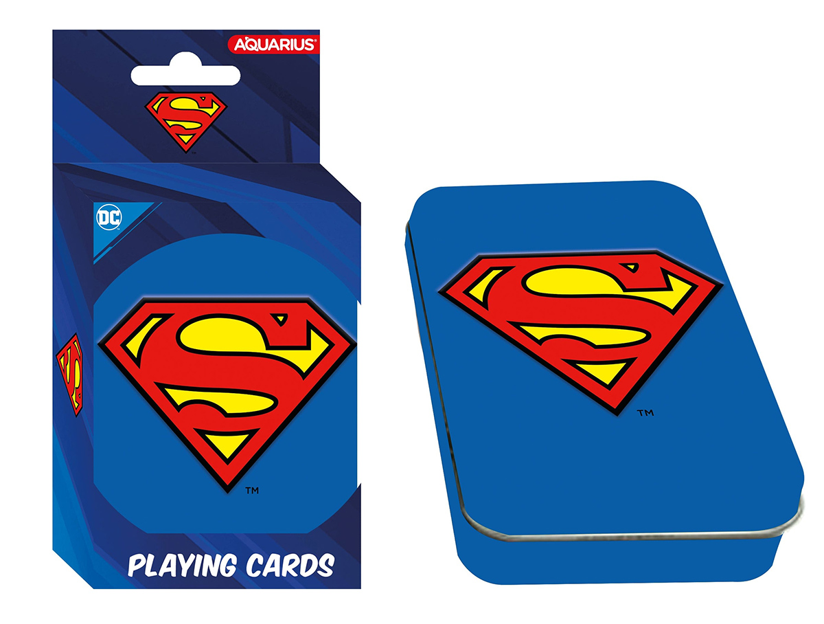 Baralho Super-Homem Quadrinhos em Caixa de Lata (Superman)