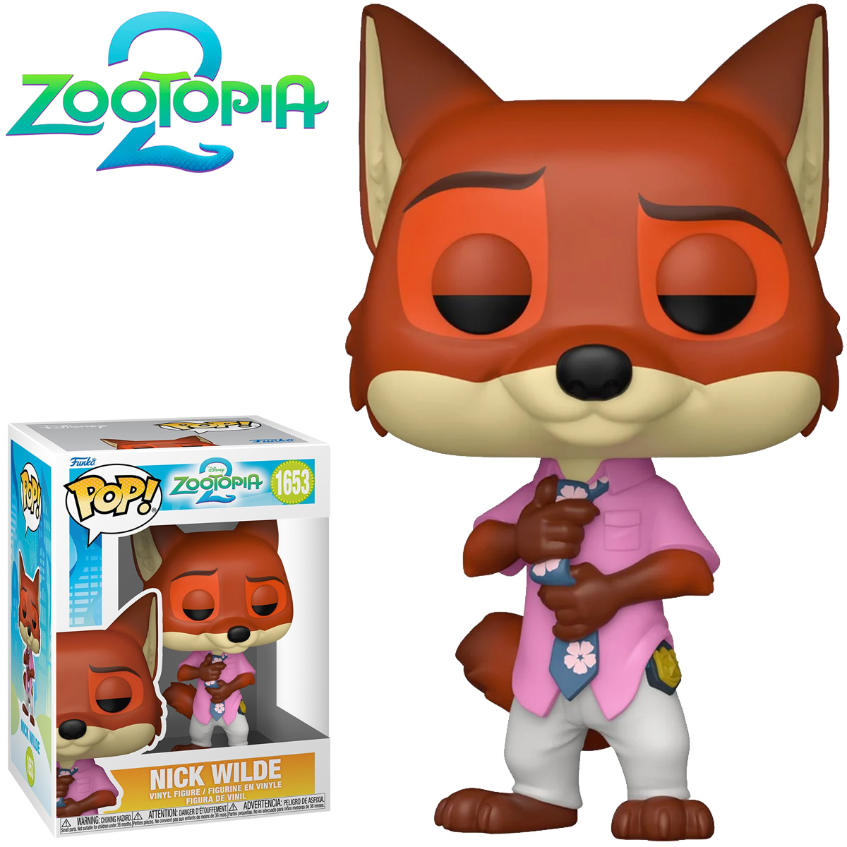 Bonecos Pop! do Filme Zootopia 2