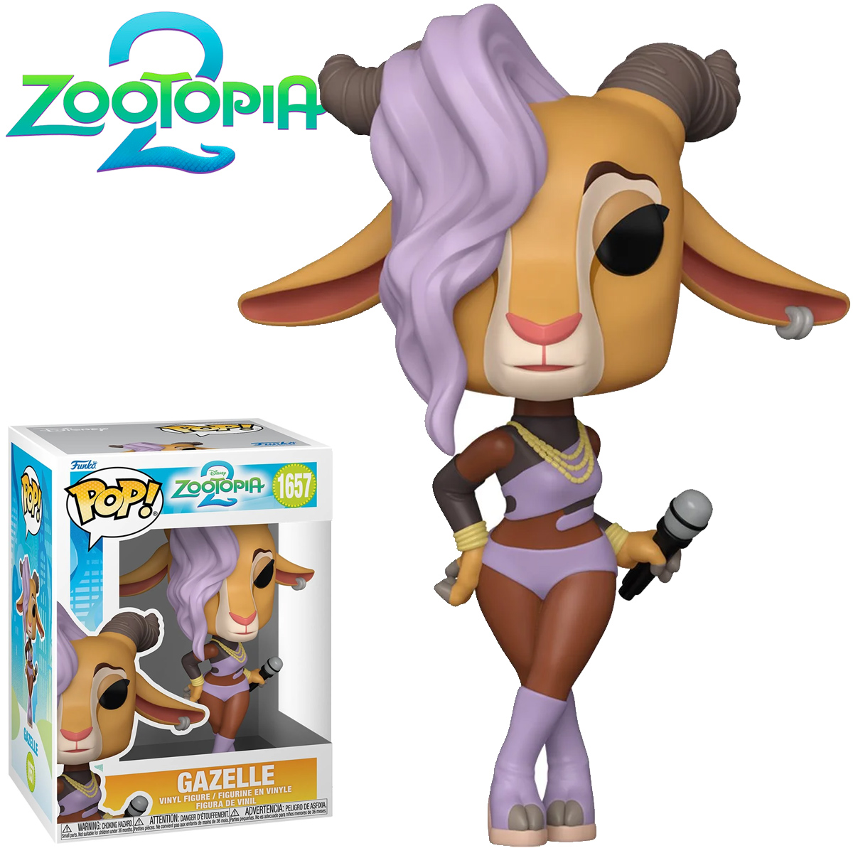 Bonecos Pop! do Filme Zootopia 2