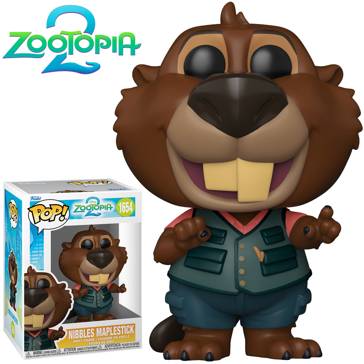 Bonecos Pop! do Filme Zootopia 2