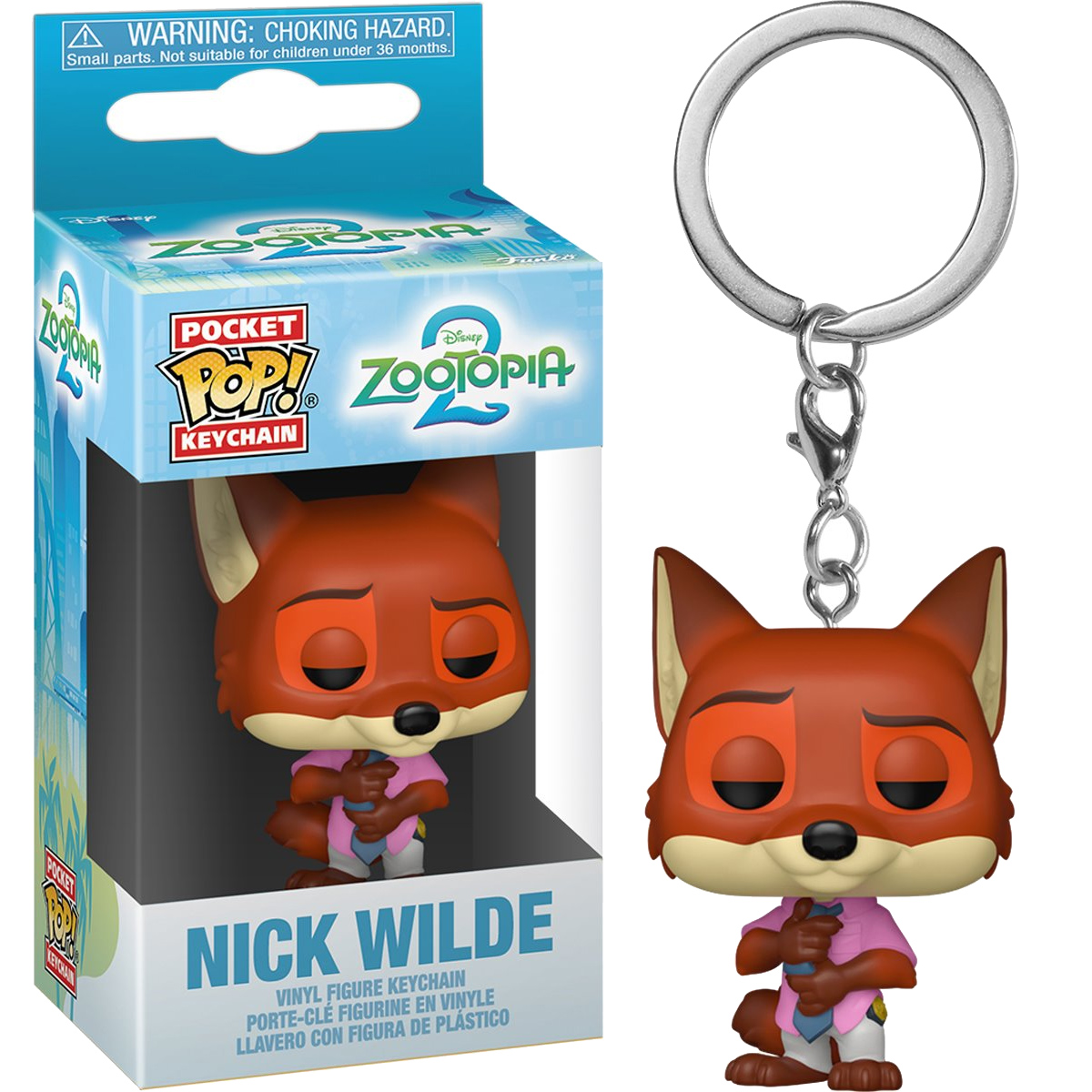 Chaveiros Pop! do Filme Zootopia 2