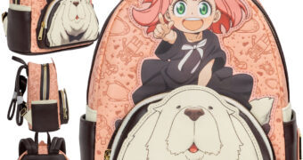 Mini-Mochila da Série Anime Spy x Family com Anya e o Cachorro Bond
