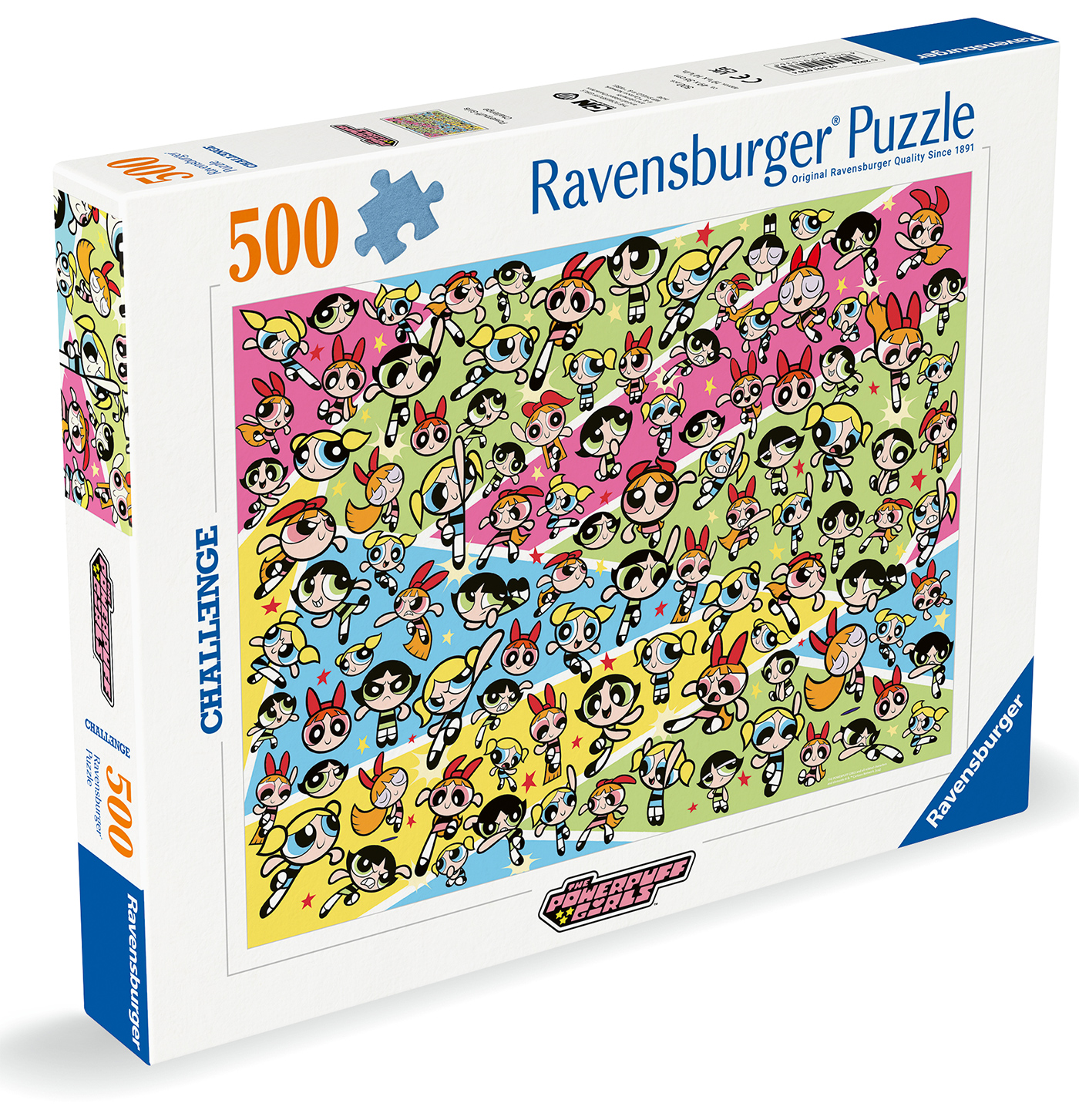 Quebra-Cabeça As Meninas Superpoderosas Challenge com 500 Peças (Ravensburger)