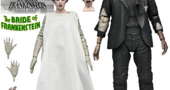 Action Figures A Noiva de Frankenstein 90 Anos Neca Ultimate com a Noiva e o Monstro (Bride of Frankenstein)