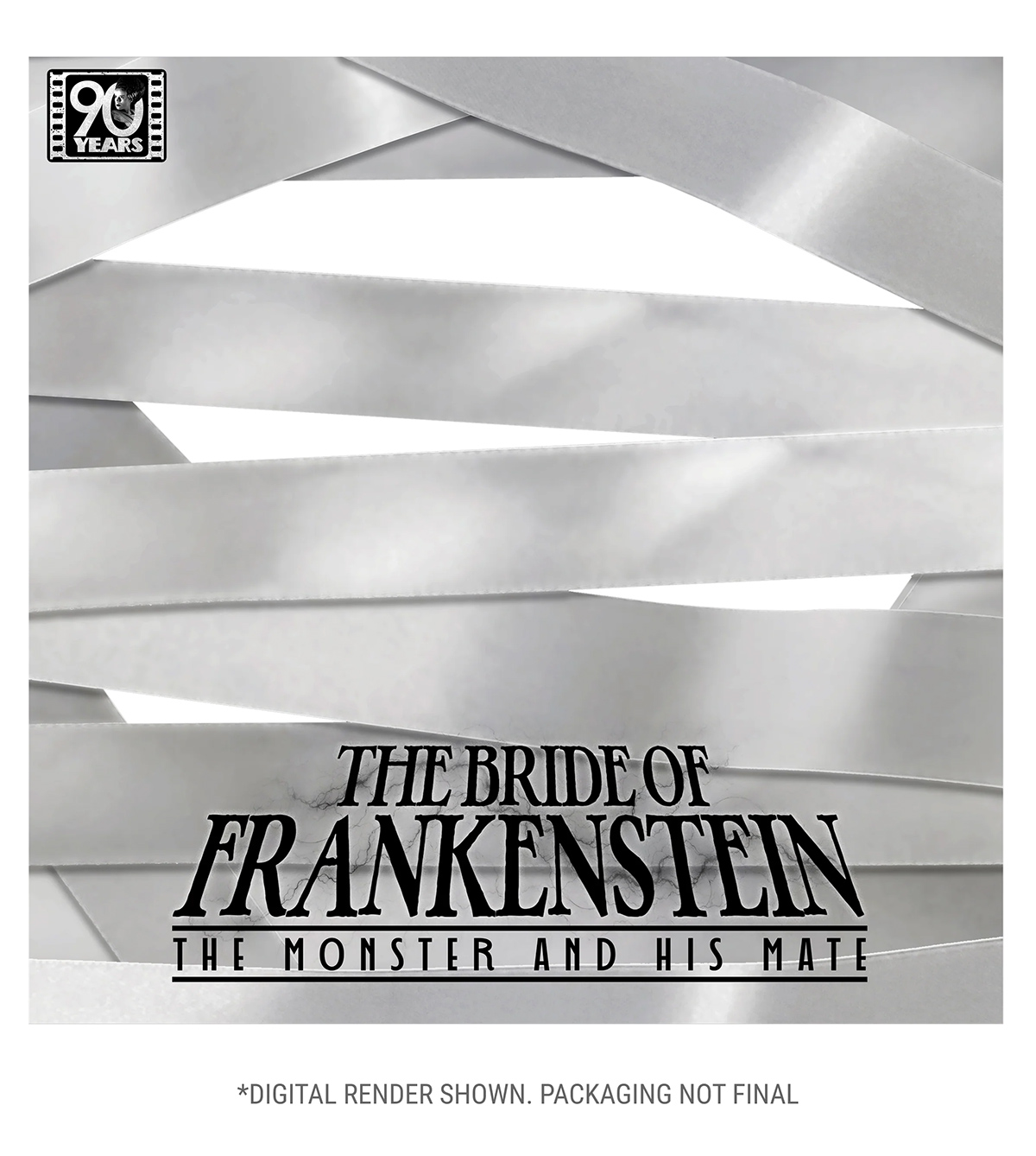 The Bride of Frankenstein 90th Anniversary: The Monster and His Bride 7” Scale Action Figure 2-Pack