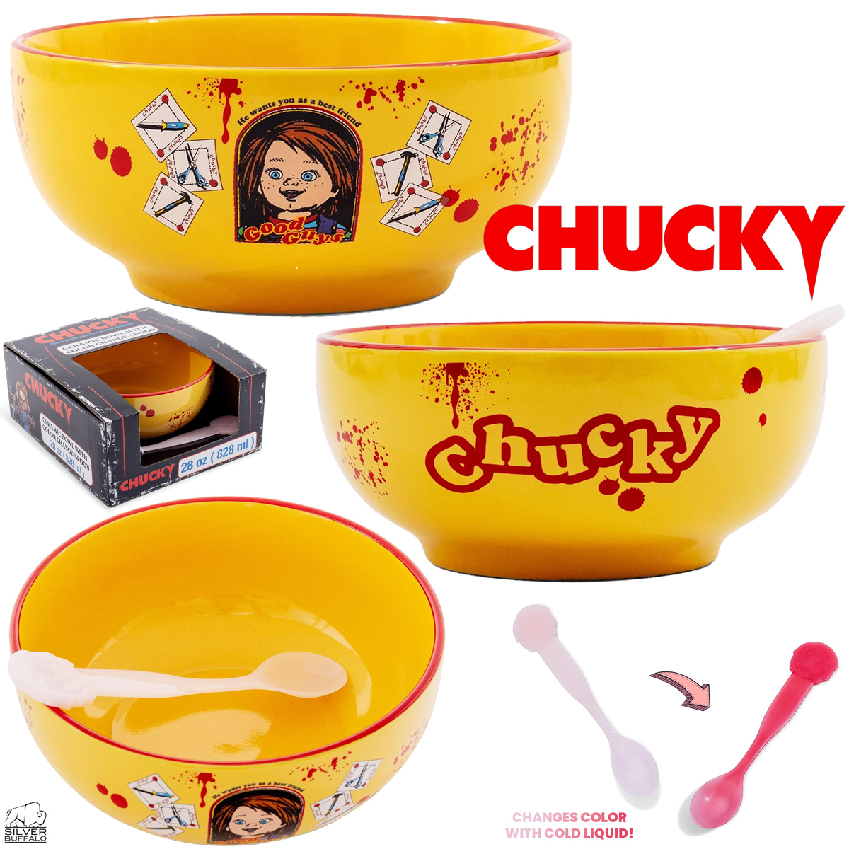 Tigela de Cereais Chucky, o Brinquedo Assassino