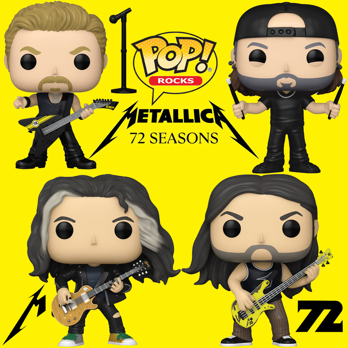 Bonecos Pop! Metallica “72 Seasons”