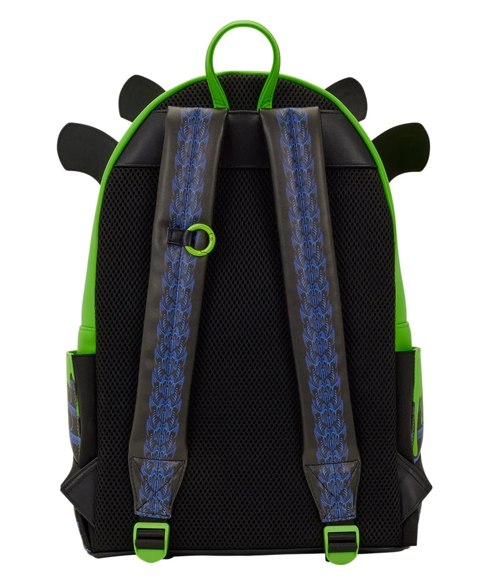 Mochila Alien Xenomorfo com Slime Verde Fosforescente