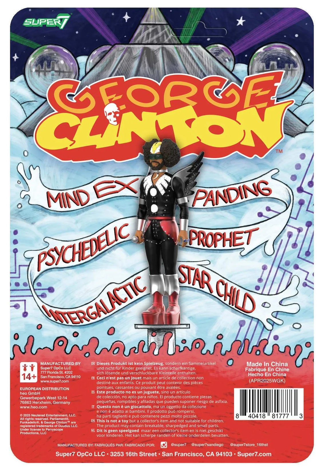 Action Figure George Clinton ReAction em The Clones of Dr. Funkenstein (1976)