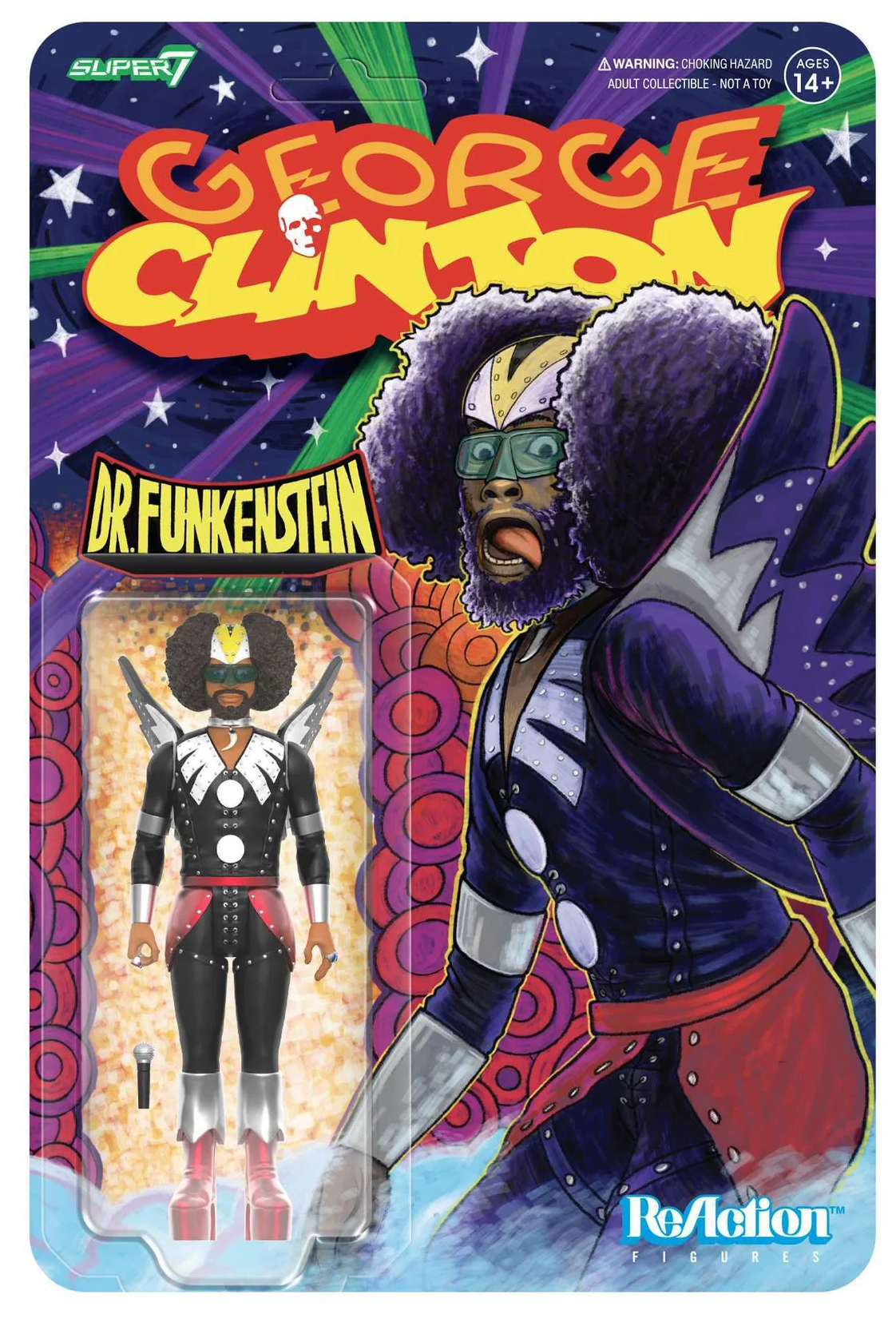 Action Figure George Clinton ReAction em The Clones of Dr. Funkenstein (1976)