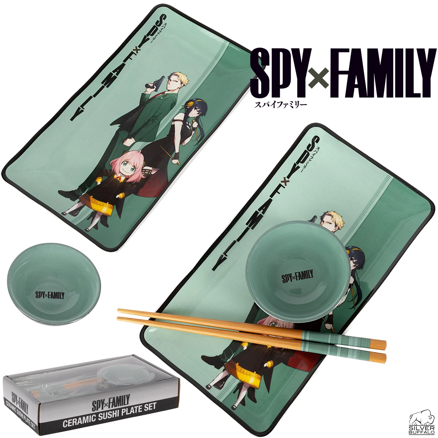 Conjunto de Sushi Spy x Family