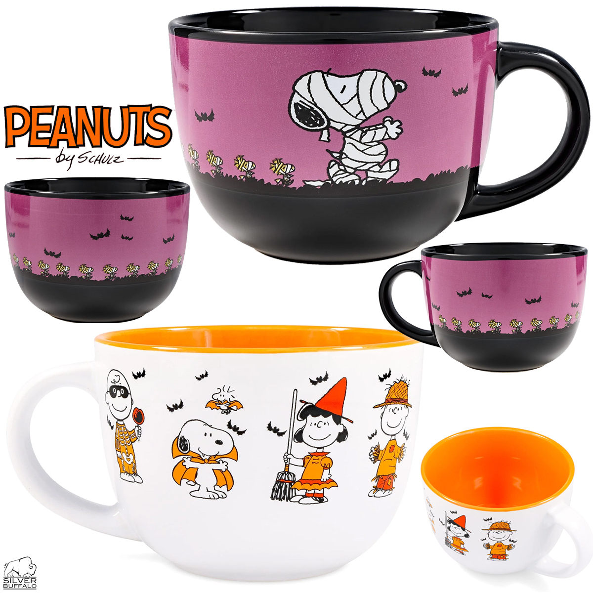Canecas de Sopa Peanuts Halloween