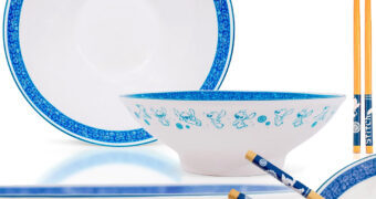 Tigela Donburi Lilo & Stitch com o Experimento 626 (Disney)