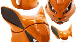 Caneca 3D Kurama, a Raposa de Nove Caudas do Anime Naruto Shippuden