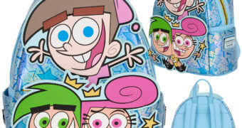 Mini-Mochila Os Padrinhos Mágicos com Timmy, Cosmo e Wanda (Nickelodeon)