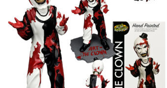 Boneco Art the Clown Head Knocker, o Palhaço do Filme Terrifier (Neca)