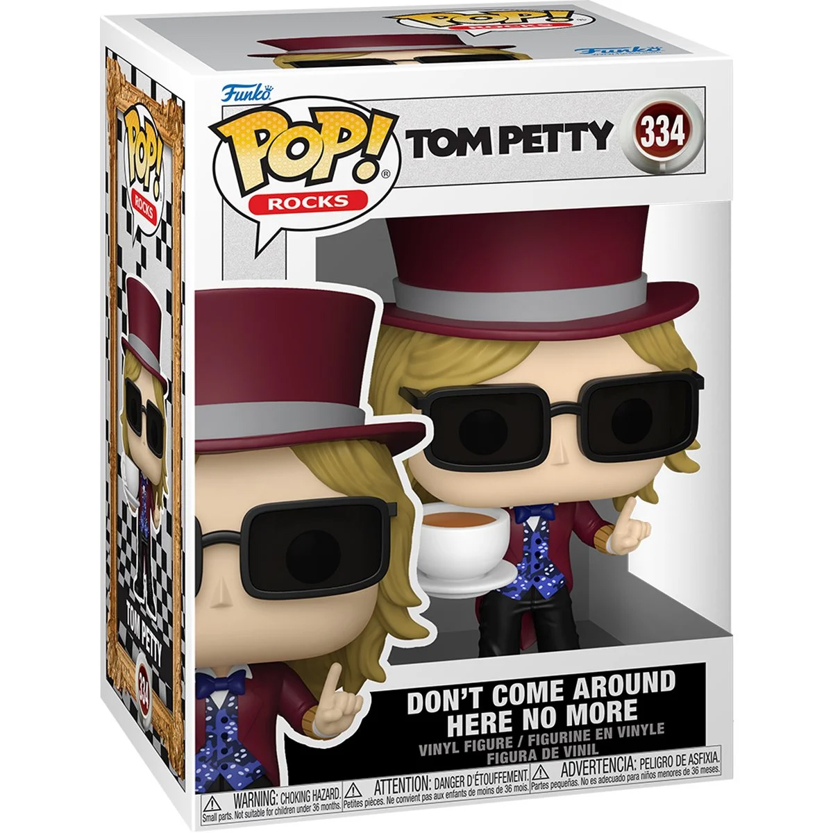 Tom Petty Chapeleiro Maluco Pop! Rocks e Tom Petty “Full Moon Fever” Pop! Albums
