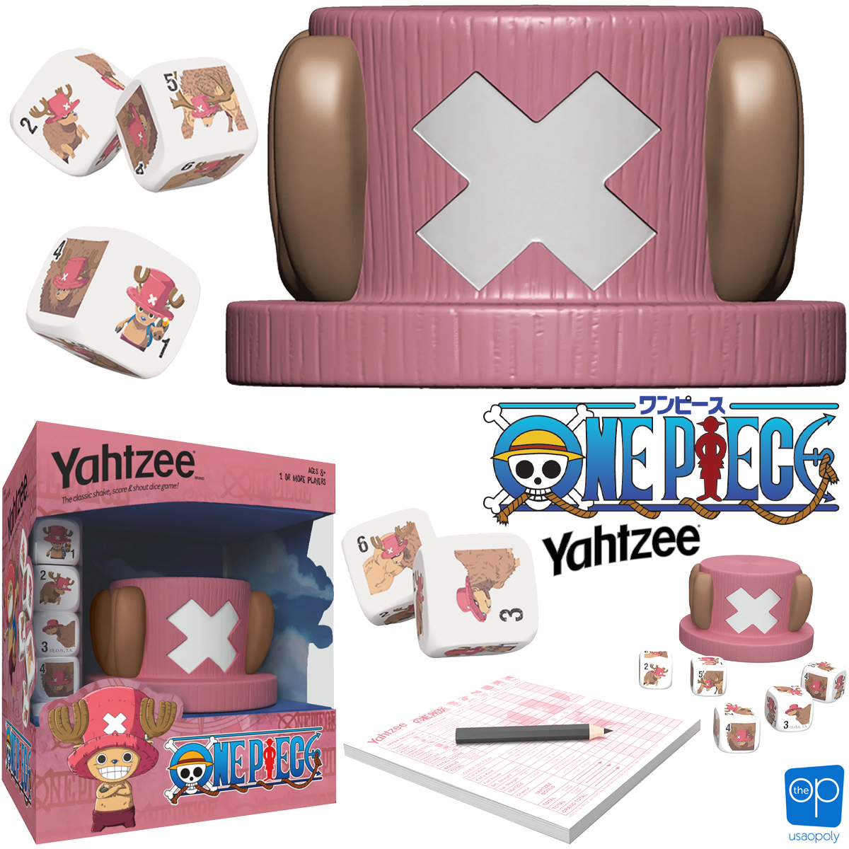 Jogo Yahtzee Tony Tony Chopper do Anime One Piece