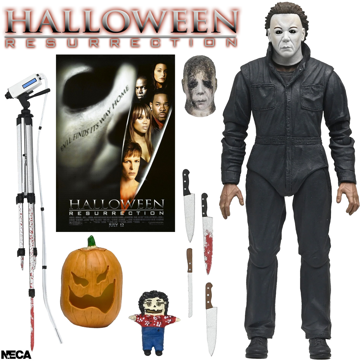 Action Figure Ultimate Michael Myers em Halloween: Ressurreição