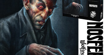 Quebra-Cabeça Nosferatu (1922) com Arte de Terry Wolfinger e 500 peças