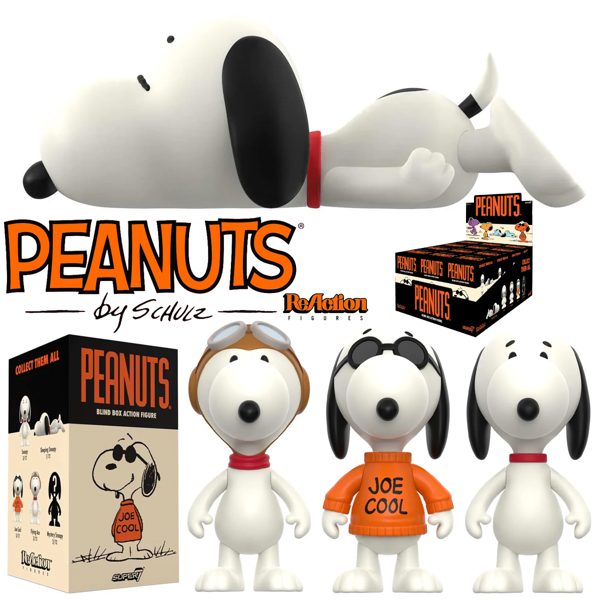Action Figures Peanuts ReAction Blind-Box (So Many Snoopies!)