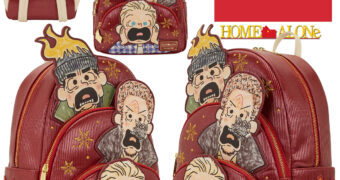 Mini-Mochila Esqueceram de Mim (Home Alone) com Três Bolsos