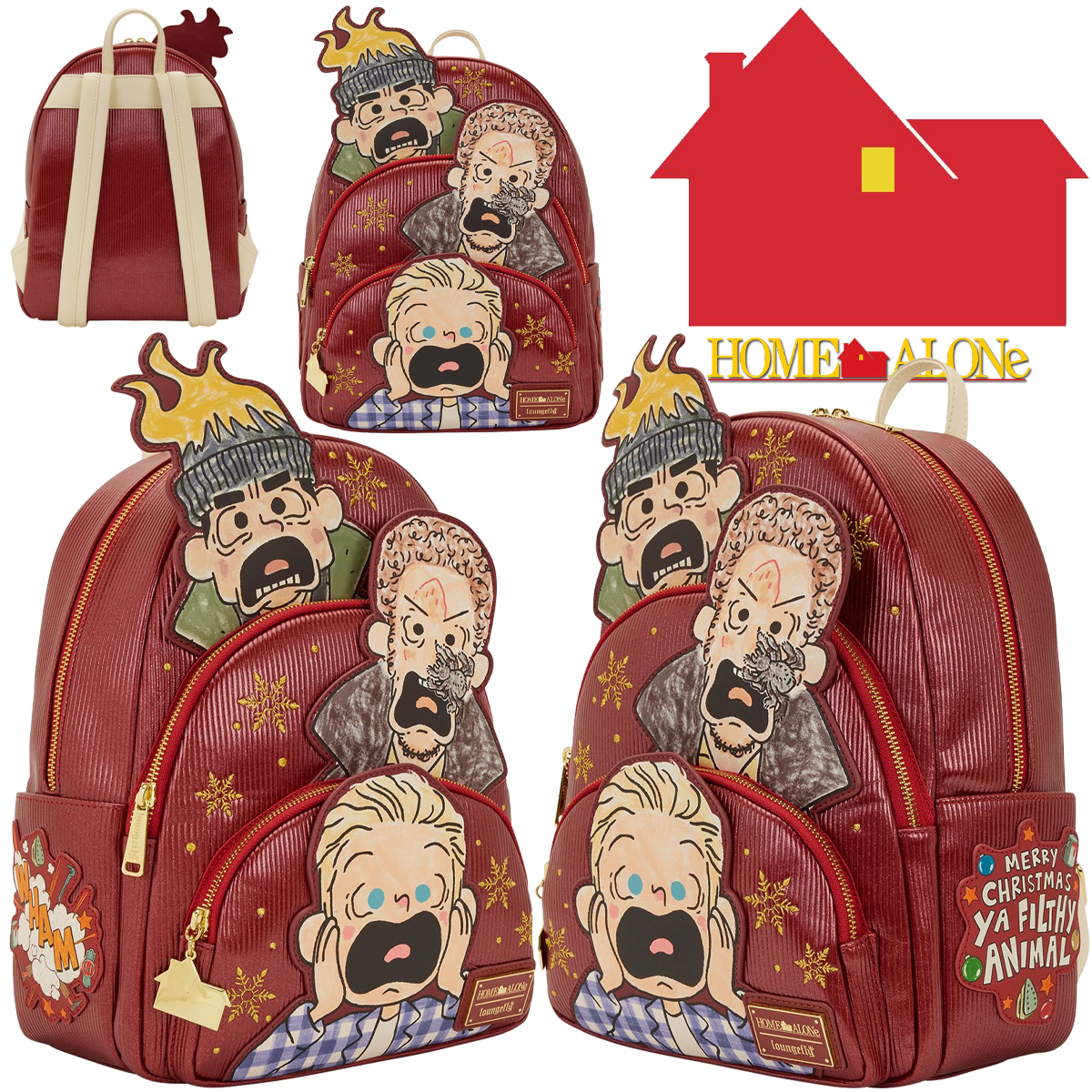 Mini-Mochila Esqueceram de Mim (Home Alone)
