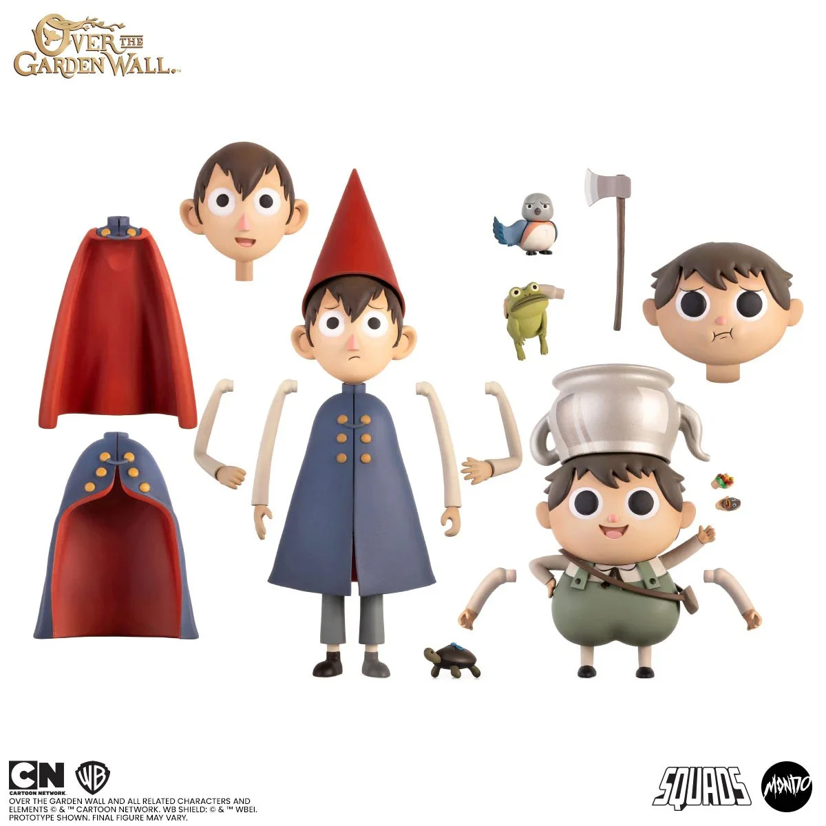 Action Figures da Minissérie Animada O Segredo Além do Jardim (Over the Garden Wall)