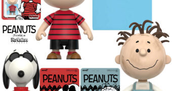 Action Figures Peanuts ReAction Série 8 com Linus, PigPen (Chiqueirinho) e Joe Cool (Snoopy)