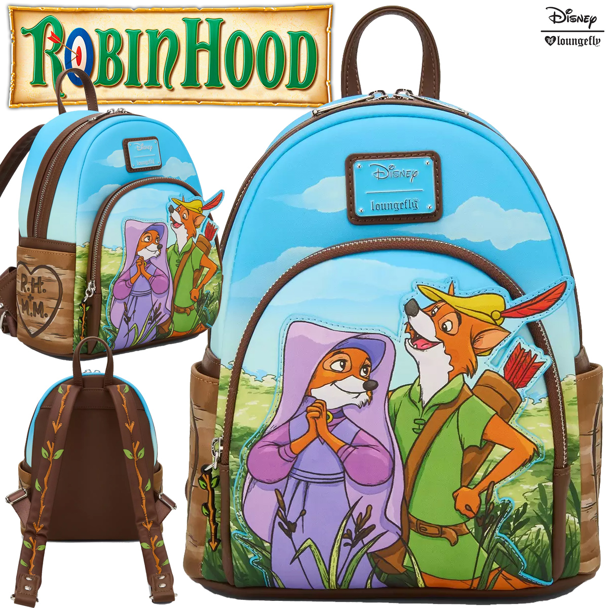 Mini-Mochila Robin Hood & Lady Marian (Disney)
