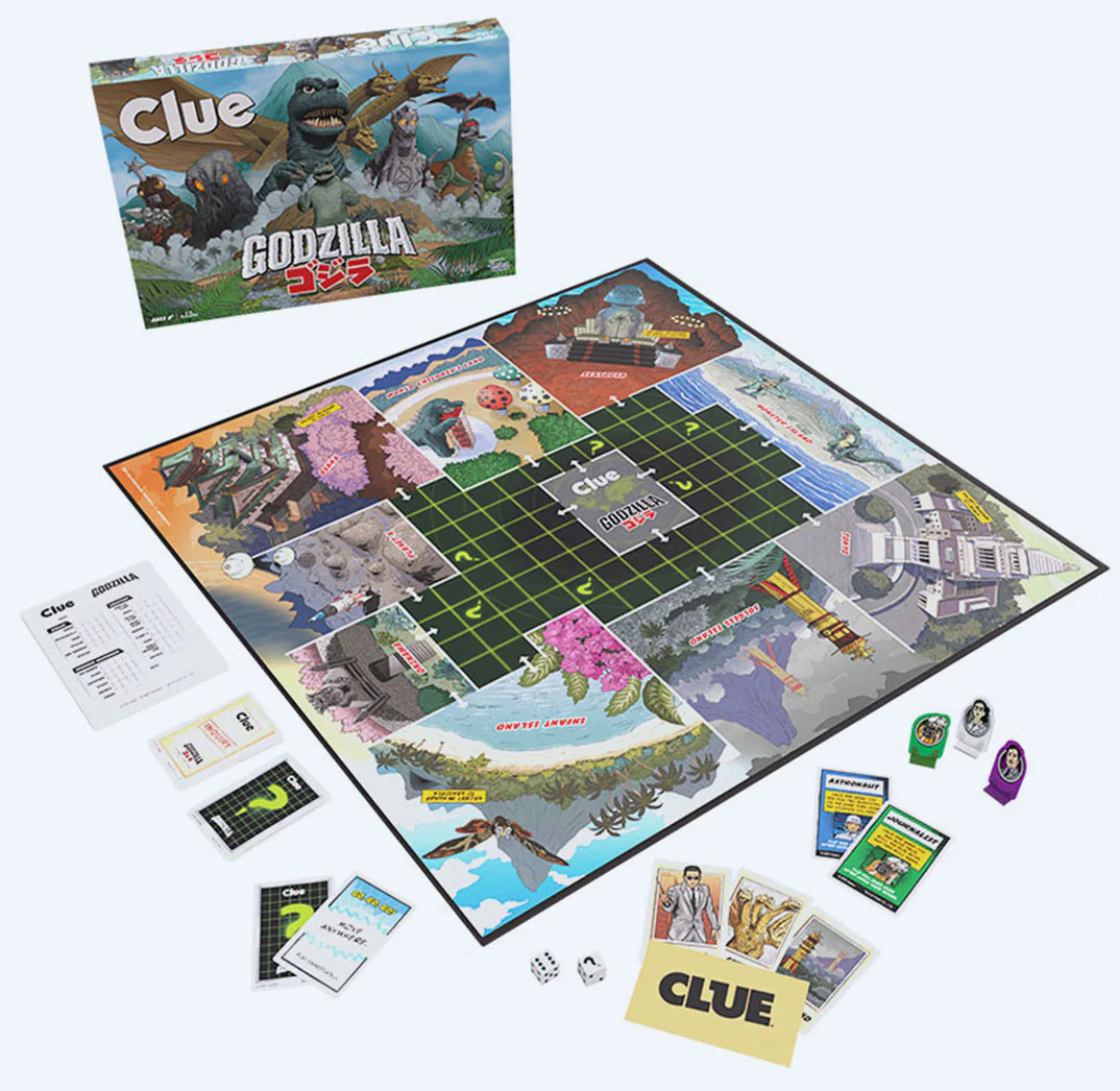 Jogo de Tabuleiro Detetive (Clue) Godzilla: Sequestro de Minilla