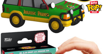 Micro Set Bitty Pop! Rides Jurassic Park: Dr. Alan Grant e Ford Explorer
