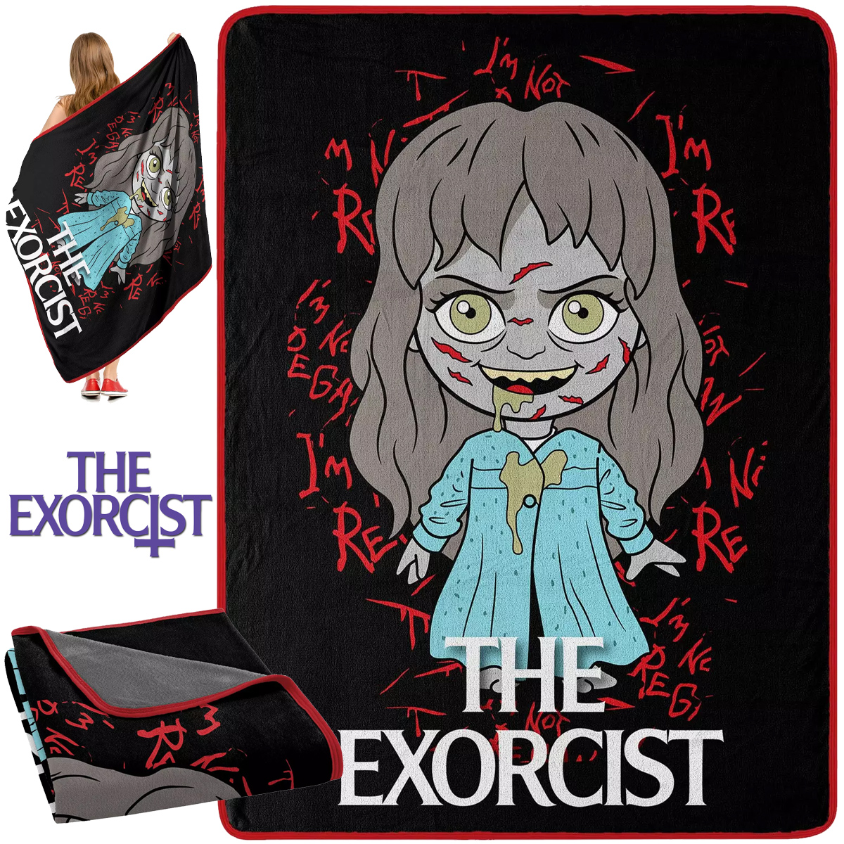 Cobertor de Lance O Exorcista “Lovely Day” Reagan