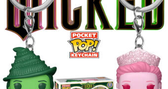 Chaveiros Pocket Pop! Wicked com Elphaba Thropp & Glinda Upland