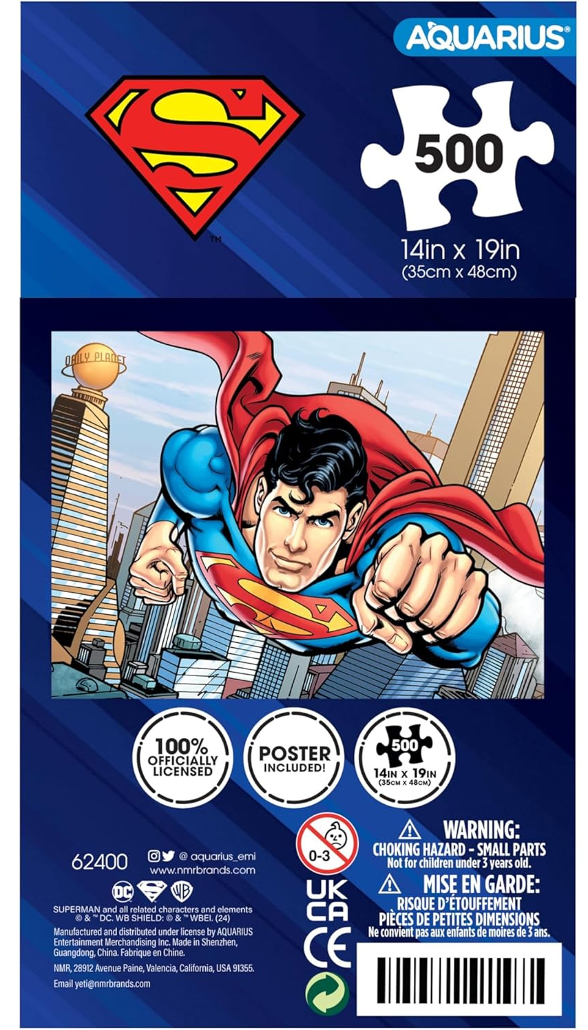 Quebra-Cabeça Superman Voando Sobre Metrópolis