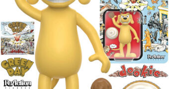 Action Figure Cão Dookie Dog ReAction da Banda Green Day