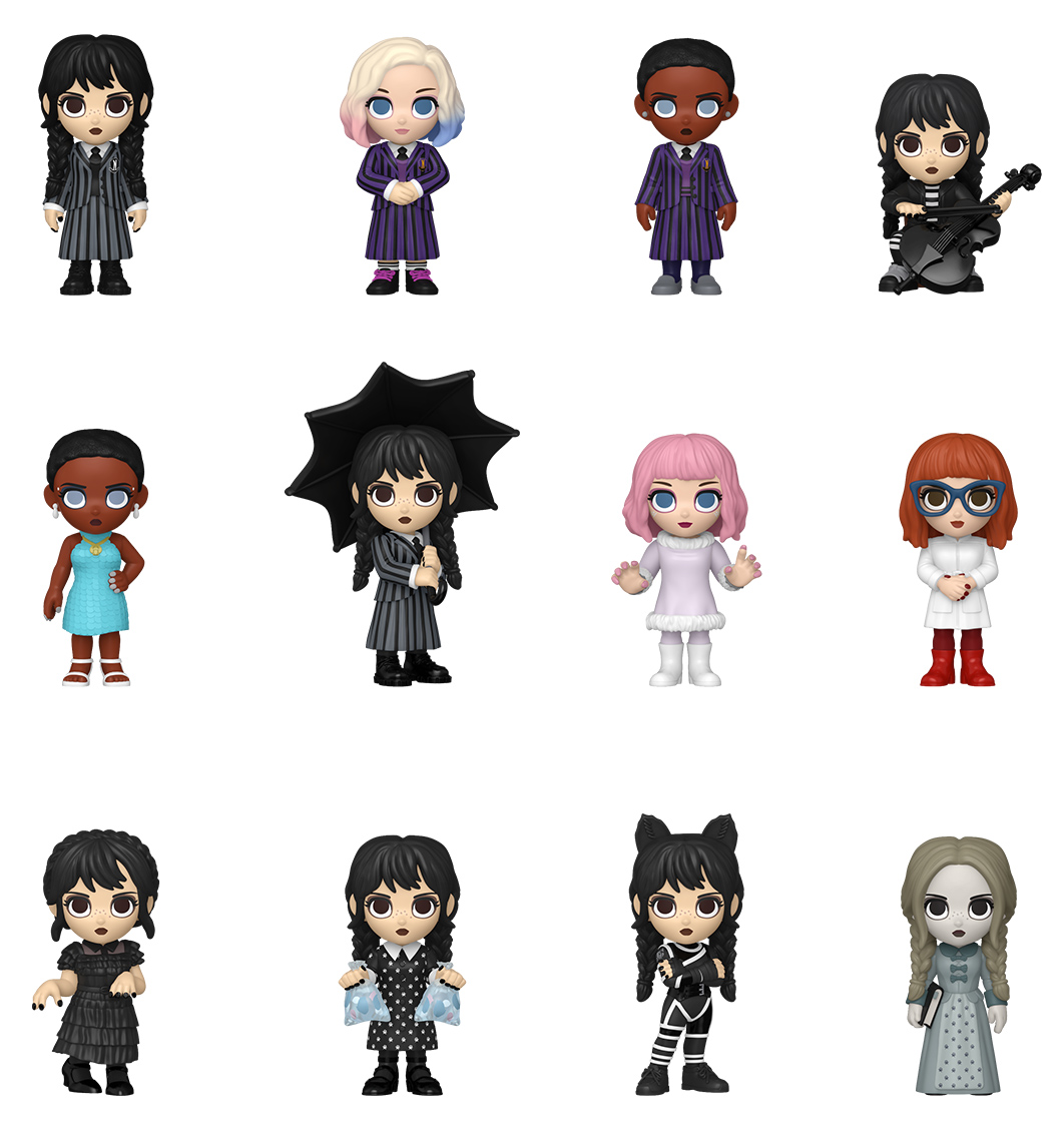 Mini-Figuras Wandinha (Wednesday) Mystery Minis