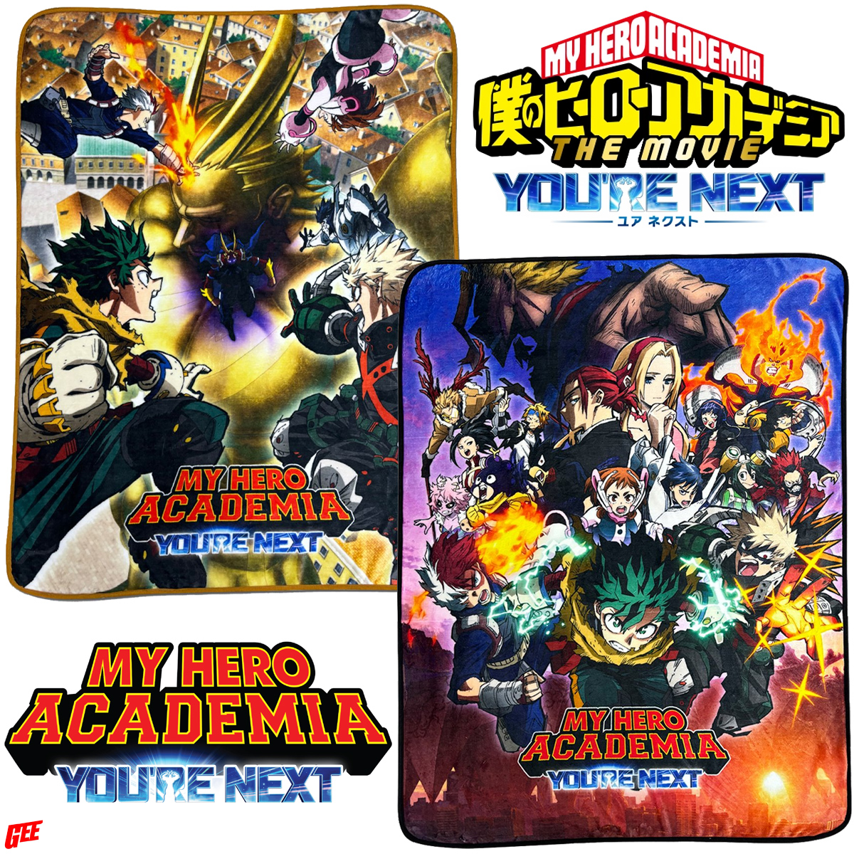 Cobertores de Lance do Filme My Hero Academia: Agora É Sua Vez﻿