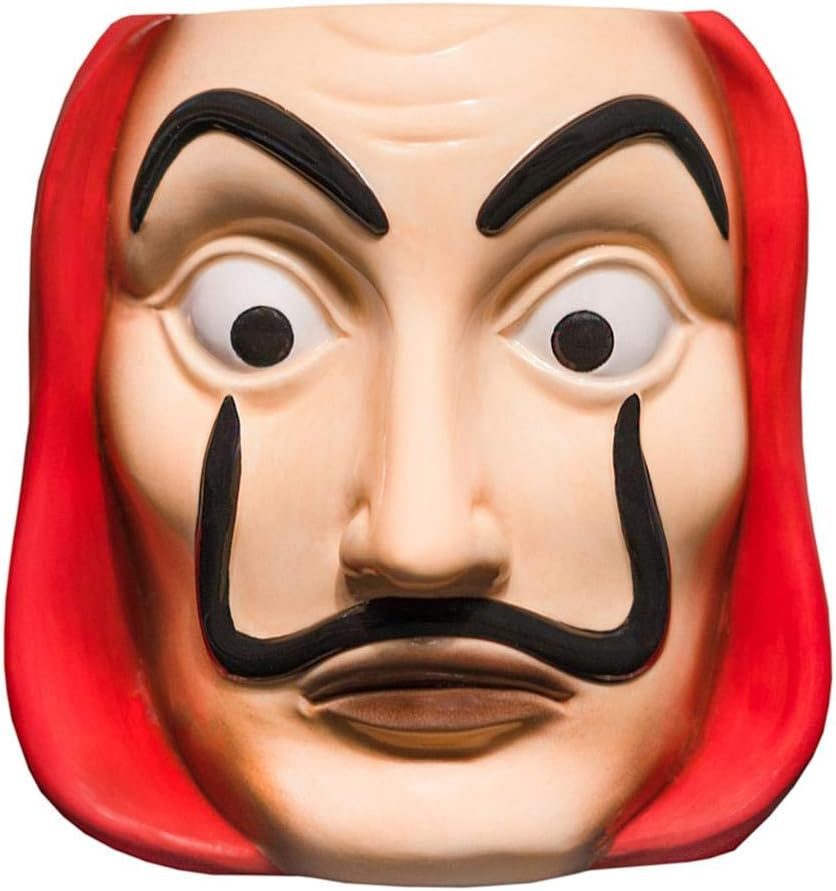 3D Mug Dalí Mask from La Casa de Papel Series