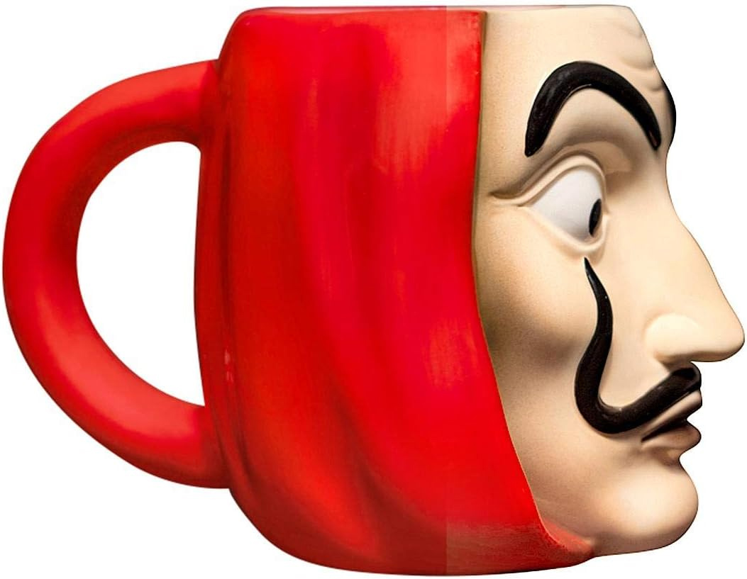 3D Mug Dalí Mask from La Casa de Papel Series