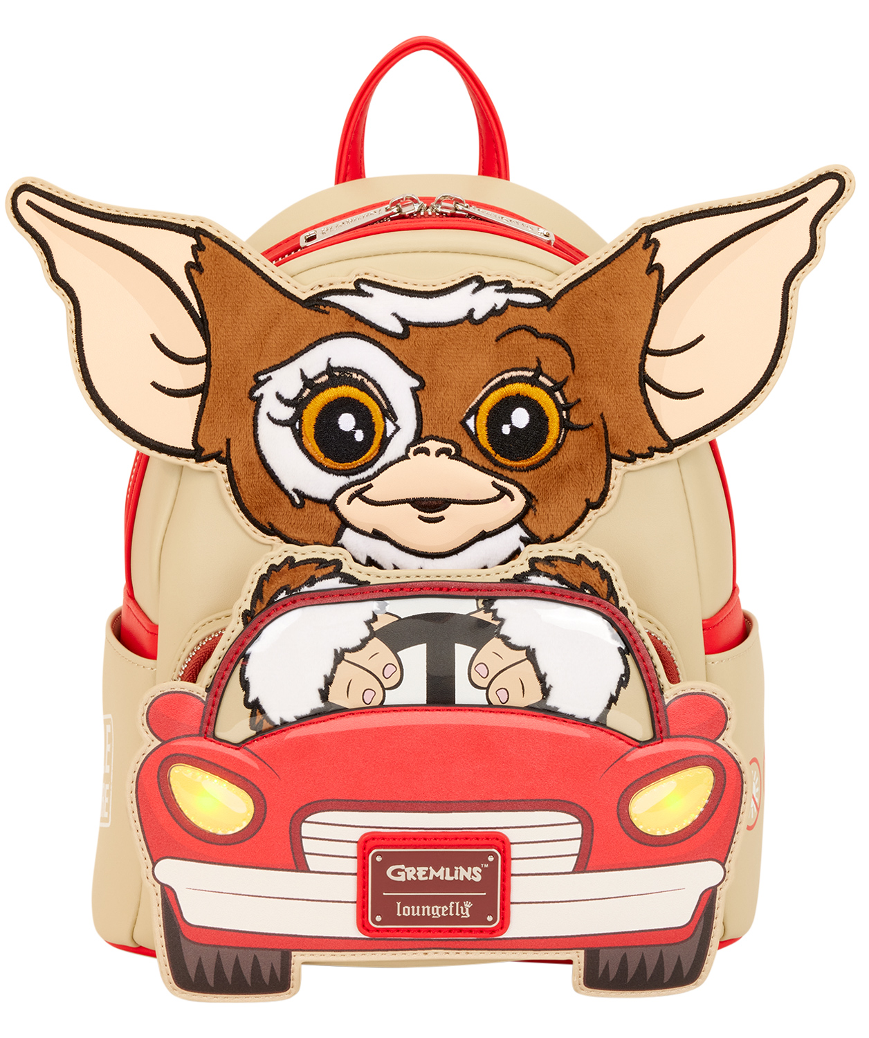 Mini-Mochila Gremlins com Gizmo no Carro
