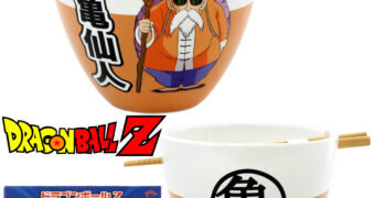 Tigela Ramen Mestre Roshi, o Artista Marcial de Dragon Ball Z