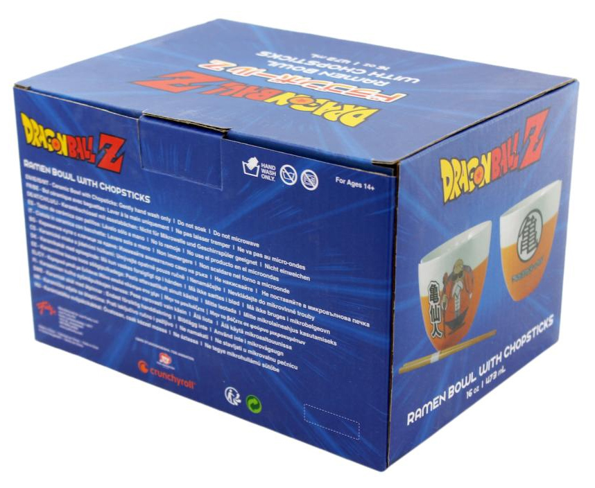 Tigela Ramen Mestre Roshi, o Artista Marcial de Dragon Ball Z