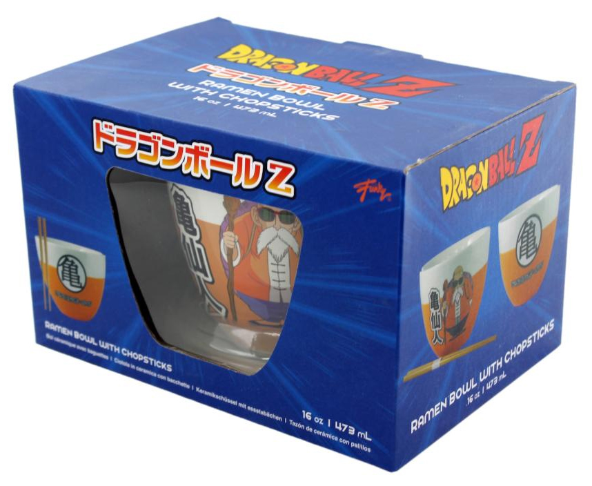 Tigela Ramen Mestre Roshi, o Artista Marcial de Dragon Ball Z
