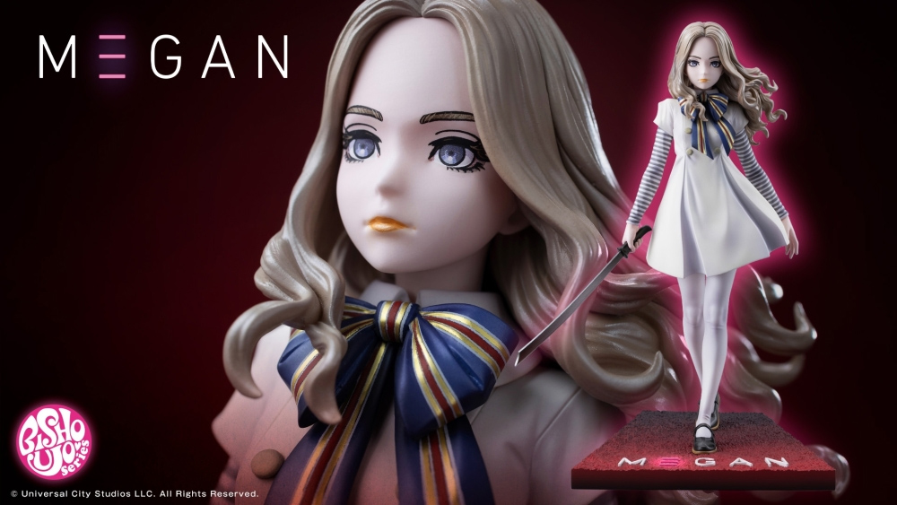 Estátua M3GAN Bishoujo - Ilustração de Shunya Yamashita