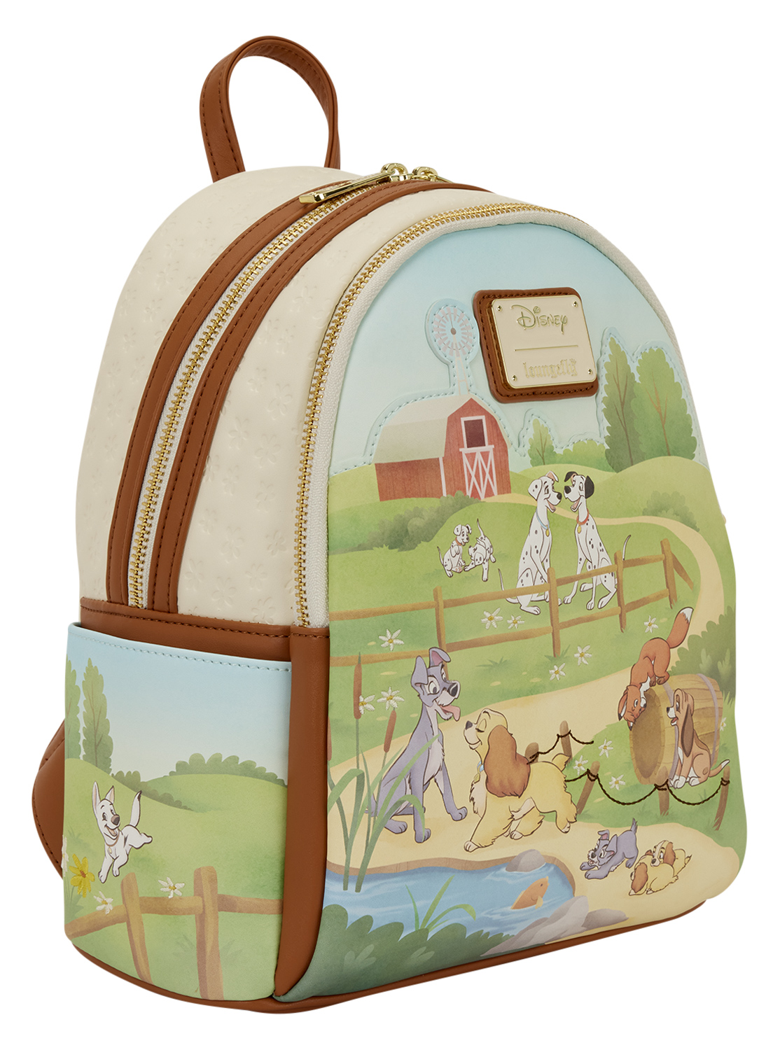 Mini-Mochila Cachorros Disney na Fazenda (Loungefly)