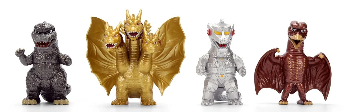 Mini-Figuras Godzilla MetalFigs de Metal Fundido