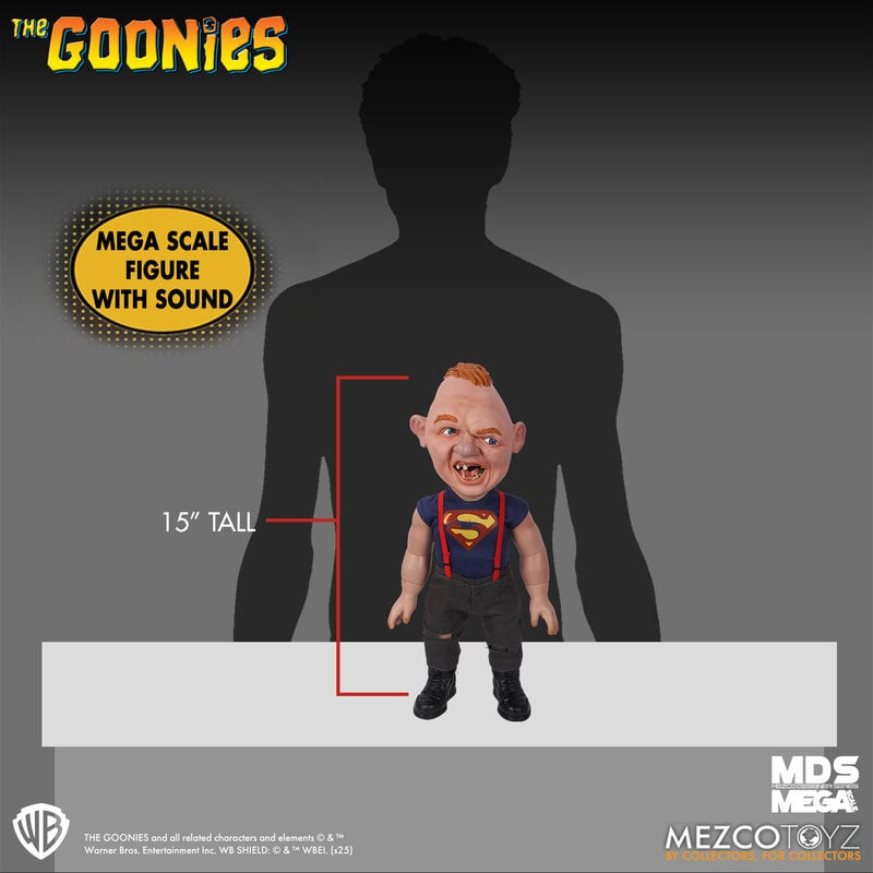 Boneco Falante Sloth MDS Mega Scale do filme Os Goonies