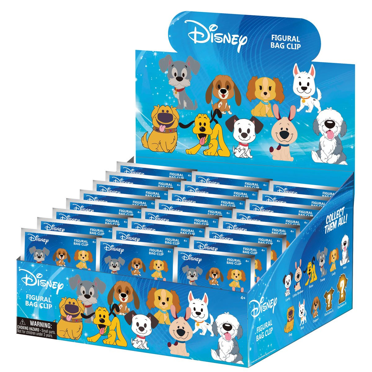 Chaveiros Cachorros Disney 3D Figural Bag Clips